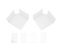 Aramox 2 Piezas de Estantes de Esquina Montados en Pared de Acrílico con Cinta Adhesiva para Altavoces Pequeños Plantas