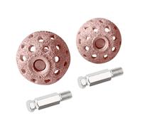 Aramox 2 uds. Pulido de Parches de Neumáticos de 38mm, Rueda de Pulido de Neumáticos de Aleación de Tungsteno de Grano Grueso con Varilla de Enlace
