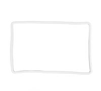 Aramox 230x360mm Control Central Navegación Protector de Pantalla Marco Cubierta Embellecedora de Silicona Compatible con Tesla Model 3 Y 2021-2023 (Blanco)