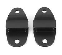 Aramox 2GU-14771-00-00 2 piezas de soporte de tubo de silenciador de escape de hierro, perchas de silenciador, soportes de escape, aptas para Banshee 350 YFZ350 1987-2006, color negro