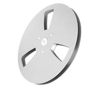 Aramox 3 Bobina de Cinta Vacía con 3 Agujeros, 7 Pulgadas 1/4 Aleación de Aluminio para TEAC, Pieza de Máquina Placa Abridora Reemplazo Bobina Receptora (SILVER)