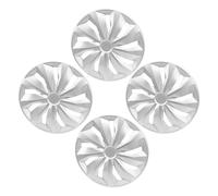 Aramox 4 Cubiertas para Llantas, Material ABS, Fácil Instalación a Presión, Diseño Elegante para Ruedas de Acero de 17 Pulgadas, Compatible con Silverado 1500 y Más