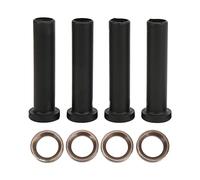 Aramox 4 Piezas Control de Suspensión Delantera a Brazo Largo Buje con 4 Espaciadores Negro Repuesto para Polaris Trail Blazer 250 1993-2005