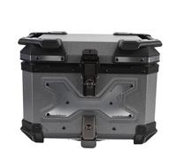 Aramox 45L Motocicleta Top Case de Aluminio Motocicleta Cail Cail Universal Fit Rápido Releance Impermeable con Bloqueo de Seguridad para Equipaje de Casco