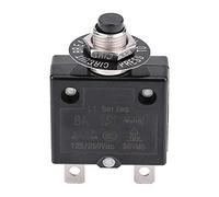 Aramox 5 A / 8 A / 10 A / 15 A / 18 A / 20 A / 30 A Restablecimiento del Interruptor Térmico, Dispositivo de Protección Contra Sobrecarga de Corriente Interruptor(8A)