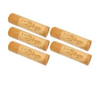 Aramox 5 Piezas de Cremación de Dispersión de Madera Urnas Pequeñas, Mini Urnas de bambú de Mascotas, 4.7x1.2x1.2in Recipiente de Cenizas de Cremación de Mascotas, Uso Versátil, Tamaño de Mano para