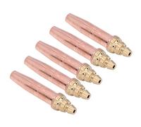 Aramox 5 Puntas de Corte de Latón y Cobre, Boquillas de Soldadura G03 4 5 6 CNC Mecanizadas, Punta de Corte de Gas Propano Isobárico Dividido para Máquina, Antorcha, de Metal Industrial (G03-6#)