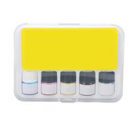 Aramox 5 Uds Reloj Aceite Lubricante Sintético Suave, Herramientas de Mantenimiento de Reparación de Relojes con Caja de Almacenamiento para Relojero