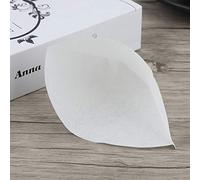 Aramox 50pcs de Forma de Cono de Goteo Papeles de Filtro de café de Goteo Filtros, Adopta un Proceso de Unión de Presión de Alta Temperatura para Elaboración de la Cerveza, Mejora la Pureza del café