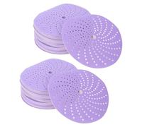 Aramox 6 Pulgadas 600 600 -Lanes de Longitud de Longitud de de Cerámica de Cerámica Más un Agujero para Rompecabezas Orbitales Aleatorios, 100pc para Pulir/vidrio de Automóvil