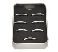 Aramox 7 Piezas Pegatina de Ajuste de Botón de Elevación de Ventana ABS Cromo Plateado Reemplazo de Perilla de Elevación de Ventana para a B C E Cla Gla Clase