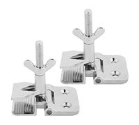 Aramox Abrazadera de Bisagra para Serigrafía, 2 Piezas de Aleación de Zinc Resistente con Tornillo de Mariposa de Ala Ancha para Fijar el Marco de la Pantalla, Herramientas Profesionales de