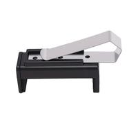 Aramox Abrigo de Visera para Abrepuertas de Garaje, Clip Ajustable de Metal Negro de 46-65mm para Visera de Auto