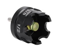 Aramox Accesorio de Taladro Nut Zipper, Llave de Enchufe de Broca de Liberación Rápida de Aleación de Aluminio Ajustable para Varillas Roscadas de 1/4in, 3/8in, 1/2in para Automóviles,