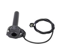 Aramox Acelerador Twist con Rodamiento de Rodillos, Reemplazo de ABS de Alta Resistencia para Surron Light Bee X/S/X160/X260 (estilo de fibra de carbono)