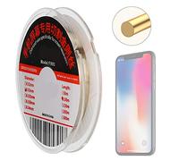 Aramox Acero de Aleación de 0.03 Mm Fuerte y Fácil de Cortar, Cortador de Separador de Pantalla Táctil Suave de 100 M, Imprescindible para Entusiastas de Bricolaje, Portátiles y Livianos, Sensación