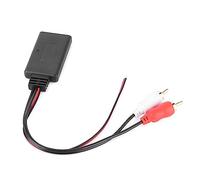 Aramox Adaptador AUX para Automóvil, Conector de Audio Inalámbrico Bluetooth 5.0, Plug and Play, para Transmisión de Música y Llamadas con Manos Libres en la Mayoría de los Vehículos