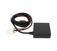 Aramox Adaptador Auxiliar Bluetooth 5.0 para Coche, Recepción Bluetooth con Micrófono Incorporado, Reducción de Ruido de Voz, para Llamadas Manos Libres, Música Compatible