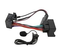 Aramox - Adaptador Bluetooth AUX IN, cable Bluetooth 5.0 AUX IN con micrófono radio RD4 adaptador de entrada auxiliar inalámbrico de repuesto para C2 C3 C4(con adaptador de corriente)