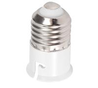 Aramox Adaptador de Bombilla E27 a B22, Casquillo Convertidor de Luz Retardante de Llama PBT, Soporte E27 a B22 de Fácil Instalación para Uso Industrial en el Hogar y la Oficina con Resistencia a