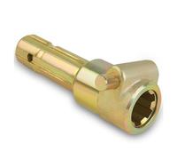 Aramox Adaptador de Extensor de PTO, Acero Inoxidable 1 3/8 Pulgadas 6 Tractor de Spline Extensión PTO para una Conexión Segura con Enganche de 3 Puntos hasta 70