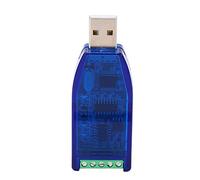 Aramox Adaptador de Puerto Serie ABS Convertidor de Puerto Serie 921600bps 3937 Pies Half Duplex USB 5V con TVS ESD Protección contra Sobretensiones para Control Industrial Comunicación de Datos PLC