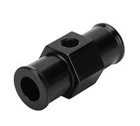Aramox Adaptador de Temperatura del Agua Conector de 3 Vías Aleación de Aluminio Anodizado CNC, con Abrazaderas Ajustables para Sensor de Temperatura de Tubería de Agua de Refrigeración (B (24 mm))