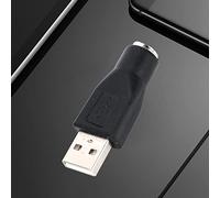 Aramox Adaptador USB a Convertidor Negro USB Macho a Hembra para Teclado Ratón Plug and Play Portátil Paquete de 5 Fácil Instalación para Uso en Computadoras Heredadas de Oficina en el Hogar