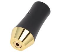 Aramox Adaptador XLR de 4 Pines a 3,5 Mm, XLR Macho a Hembra de 3,5 Mm Convertidor de Sonido Equilibrado Aleación de Aluminio Chapado en Oro para Auriculares HiFi, Micrófonos,