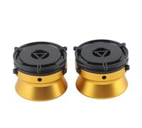 Aramox Adaptadores de Buje Nab, Aleación de Aluminio, Pulido Profesional para Grabadoras de Cinta Studer ReVox de 10 Pulgadas, Abridor de Carrete a Carrete (Gold)