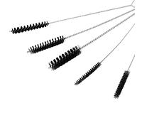Aramox Agujas de Limpieza de Carburador, Cepillos de Acero Inoxidable y Nylon, Kit de 10 Agujas y 5 Cepillos para Mantenimiento de Motores en Autos Motos