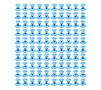 Aramox Aisladores Tipo Perno de 100 Piezas, Material ABS, Diseño Resistente a la Intemperie, Fácil Instalación para Cercas Eléctricas en Jardines y Granjas (BLUE)