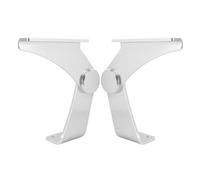Aramox Alejo Marino de Asiento Marino de la Aleación de Aluminio Marino de Bote de 10 Mm de Espesor Universal Plegable Ajustable para Pontón de Yates de Lujo