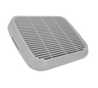 Aramox Alfombrilla para para Gatos, Caja de de Plástico, Paso de 13,78x11,81 Pulgadas con Protector, Trampas para Recoger, Dispersión para Gatos, Fácil Limpieza (Gris Claro)