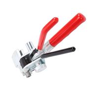 Aramox Alicates para Bridas de Acero Inoxidable, Tensor Autoblocante de Acero de Alto Carbono con Trinquete y Cortador para Uso Industrial, en Tuberías y Transporte, Rojo