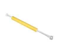 Aramox Amortiguador de Dirección de Motocicleta, Estabilizador de Aluminio para un Manejo Suave, Diseño Ajustable de 330 Mm para la Mayoría de las Motocicletas (GOLD)