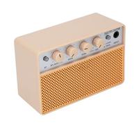 Aramox Amplificador de bajo Portátil, Mini Amplificador de Guitarra Recargable de 10 W con Canales de Transmisión BT, Ideal para Práctica y Interpretación