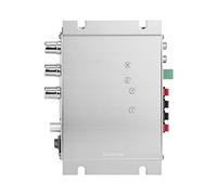 Aramox Amplificador para Automóvil, Mini Amplificador Estéreo de Aleación de Aluminio con Tecnología de Circuito de Graves Altos, 12 V para Automóvil, Motocicleta, Barco, Cine en Casa