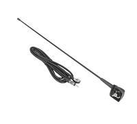 Aramox Antena Estéreo para Automóvil, Antena de Radio de Automóvil de Goma Reemplazo de Antena de Mástil FM AM de Goma para 205 206 306 307 309 406 806