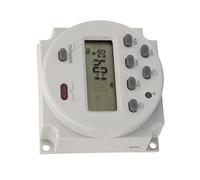 Aramox Aplicación Versátil, Alta Precisión, Interruptor Automático de Temporizador Digital de Encendido/Apagado para Controles de Calles, Luces de Neón y Equipo de Producción con Fuertes Anti (12VDC)