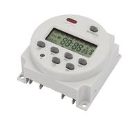 Aramox Aplicación Versátil, Alta Precisión, Interruptor Automático de Temporizador Digital de Encendido/Apagado para Controles de Calles, Luces de Neón y Equipo de Producción con Fuertes Anti (5V DC)