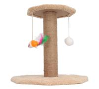 Aramox Árbol Interactivo para Gatos Trepadores con Juguete para Interiores, Diseño Minimalista Adecuado para Cualquier Estilo de Decoración, Tamaño Portátil para una Diversión Cómoda, Sisal