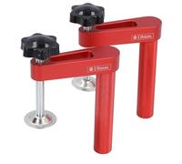 Aramox Arenga Duradera de Aluminio Alejes de Aluminio Palabra de Goma Proteja de Trabajo 2 PCS para Profesionales de la Carpintería 19 Mm