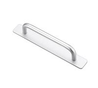 Aramox Asas de Cajón Autoadhesivas para Gabinete, Material de Aleación de Aluminio, sin Perforación, Fácil Instalación, Ideal para Gabinetes de Cocina y Puertas corredizas. (2)