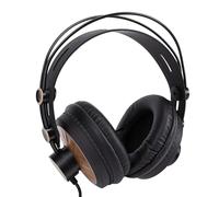 Aramox Auriculares para Juegos con Cable Auriculares Supraaurales de PU de PVC con Controlador HiFi de 50 Mm Estéreo de 3,5 Mm Diseño Trasero Cerrado de 32 Ohmios para Juegos de PC Estudio de Música