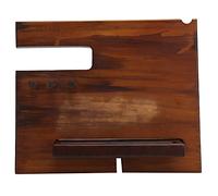 Aramox Base para Teléfono Móvil, Llavero de Tablero de Partículas y Soporte para Gafas, Organizador de Relojes de 24 X 22,5 X 20 Cm con Estante para Joyas, para el Hogar, Oficina, Dormitorio,