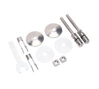 Aramox Bisagra de Fijación para Asiento de Inodoro, 10 Piezas Bisagras de Tapa de Inodoro M6 de Acero Inoxidable para Asientos de LUVETT con Llave, Reemplazo Duradero para una Fácil Instalación