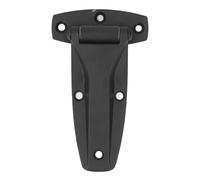 Aramox Bisagra en T de Cierre Suave, Bisagra con Correa en T de Aleación de Zinc para Caja de Herramientas, Reparación de Puertas de Coche, Diseño Universal, Reemplazo Duradero y Fácil (BLACK)