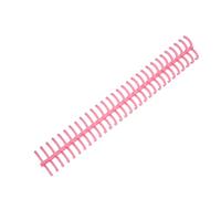 Aramox Bobina Espiral Unida Plástico Fuerte de 30 Hoyos 130 Lámina Peine para Biblioteca de Clases de Oficina, 10pcs (Rosado)