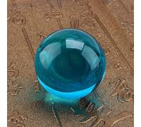 Aramox Bola Cristal Adivinacion Bola C Asiática, 34 Mm/1,34, Completa con Base de Soporte, en un Hermoso Color Azul